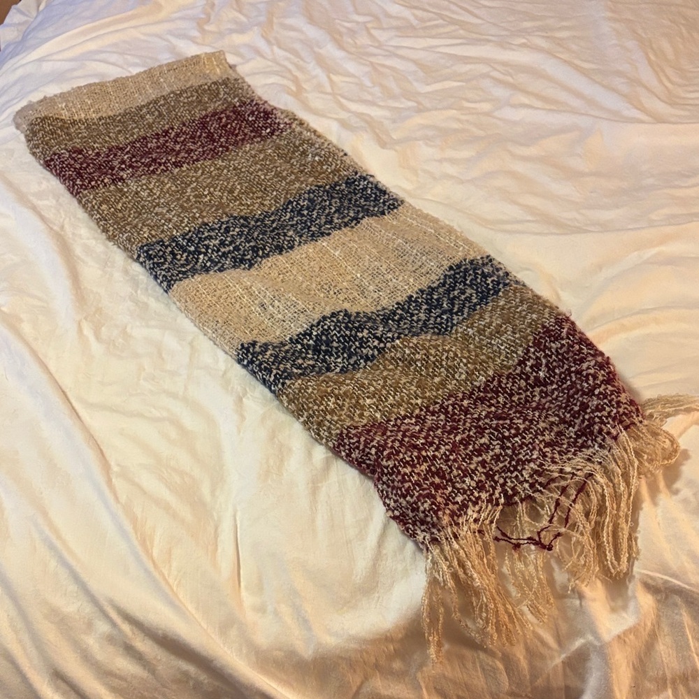 Cozy Multicolor Woven Scarf
